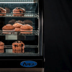 Atosa Countertop Round Cake Showcase - 900mm