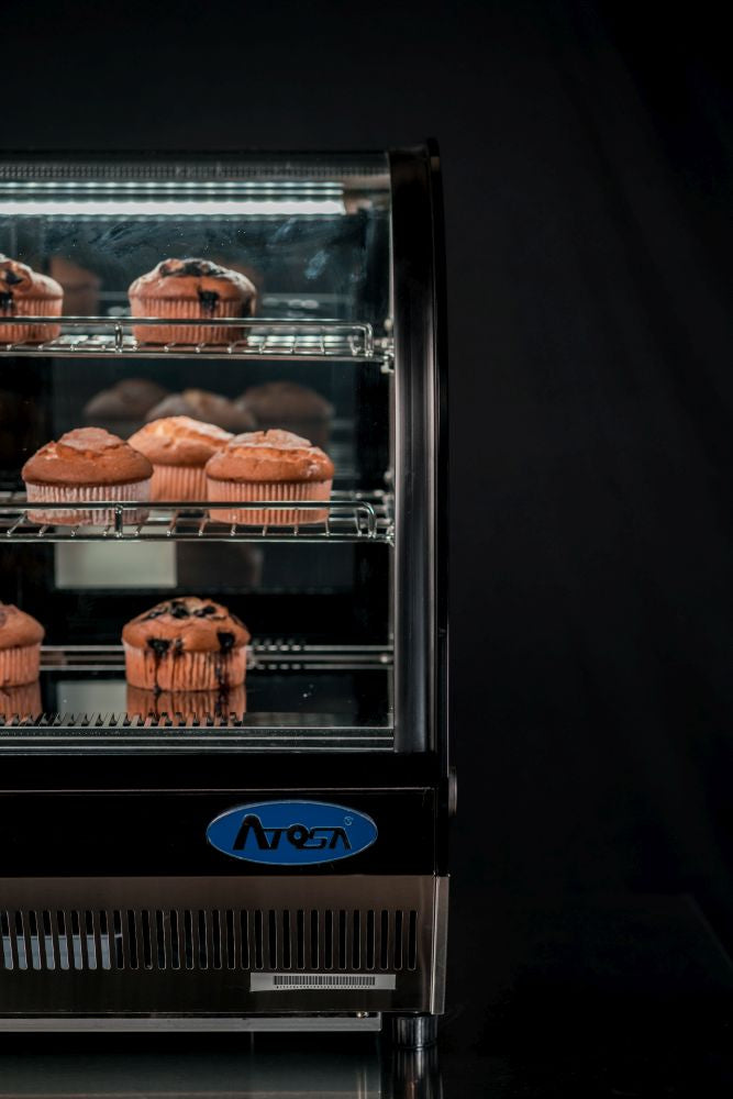 Atosa Countertop Round Case Showcase - 700mm