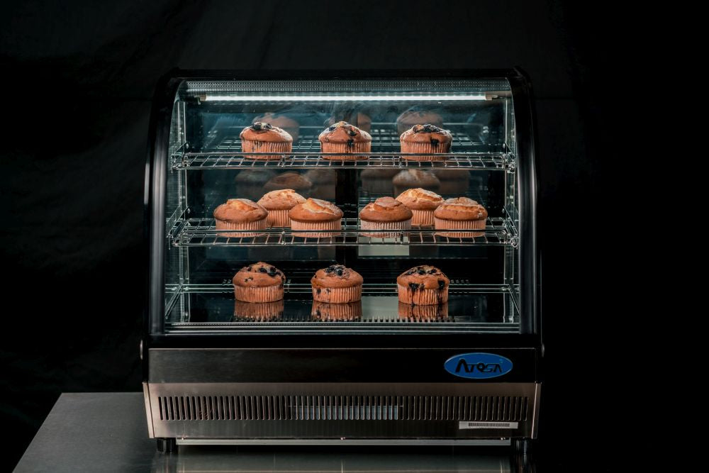 Atosa Countertop Round Cake Showcase - 900mm
