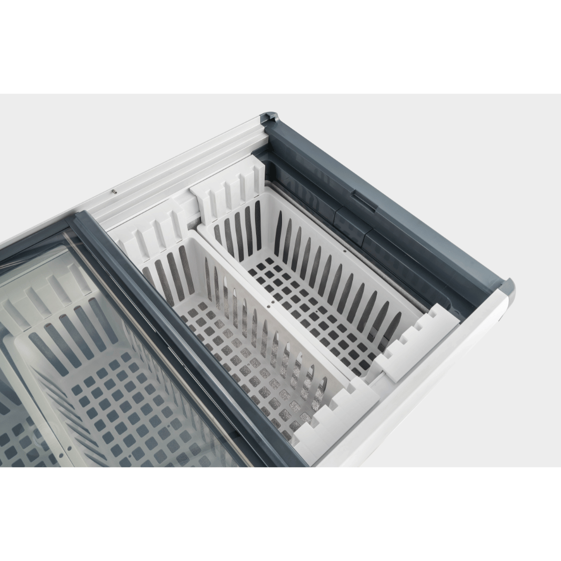 Thermaster 516L Chest Freezer With Flat Glass Sliding Lids WD516G