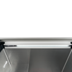 Thermaster 586L Chest Freezer With Flat Glass Sliding Lids WD586G