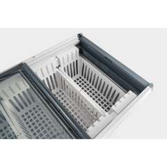 Thermaster 586L Chest Freezer With Flat Glass Sliding Lids WD586G