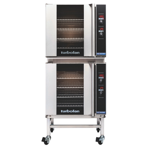 Turbofan E32D4/2 - Full Size Tray Digital Electric Convection Ovens Double Stacked