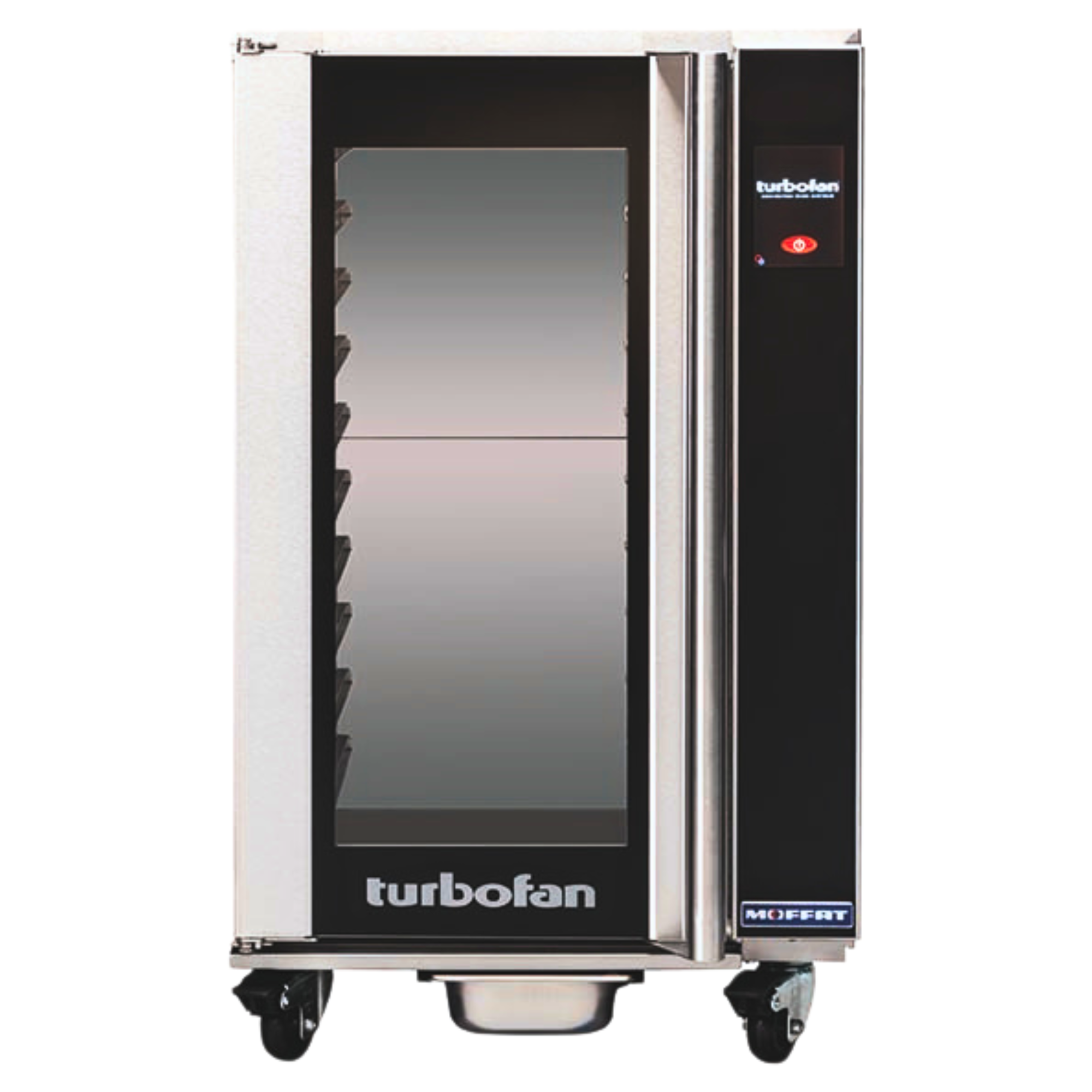 Turbofan convection oven on a white background