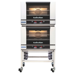 Turbofan double oven on a white background