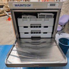 Washtech UD-R - Professional Undercounter Glasswasher / Dishwasher - 500mm Rack UD-RO - Warehouse Clearance