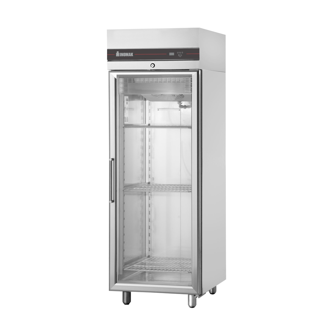 Inomak Single Door Upright Glass Fridge UFI1170G