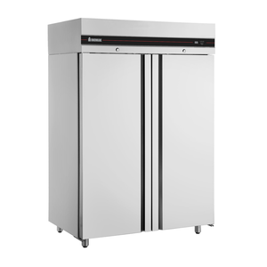 Inomak 1227L Double Door Stainless Steel Slimline Freezer UFI2140SL
