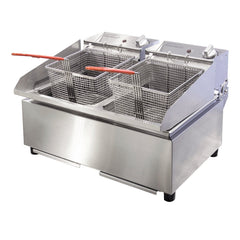 Woodson Twin Pan 16L Fryer W.FRT80