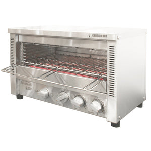 Woodson Supertoast Multi-Function 8 Slice Glass Element Toaster Griller W.GTQI8S.15