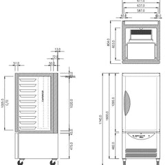 Williams 40Kg/10 Tray Blast Chiller Freezer