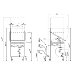 Washmaster Passthrough Commercial Dishwasher WM50H