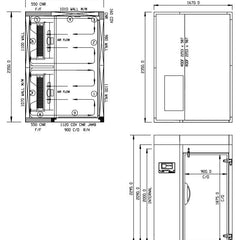 Williams 240Kg Roll In Blast Chiller Combi Trolley Compatible
