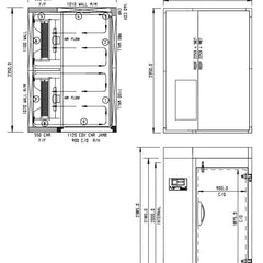 Williams 200Kg Roll In Blast Freezer Combi Trolley Compatible