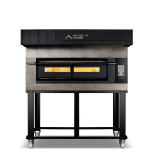 Moretti Forni serieX Single Deck Oven on Stand 4 x 35cm Pizza COMP X100E/1/S
