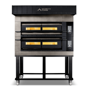Moretti Forni serieX Double Deck Oven on Stand 8 x 35cmPizza COMP X100E/2/S