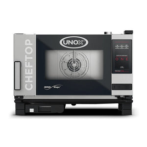 UNOX CHEFTOP MIND.Maps ONE Electric  Combi Oven Steamer 3 Tray GN 1/1 XEVC-0311