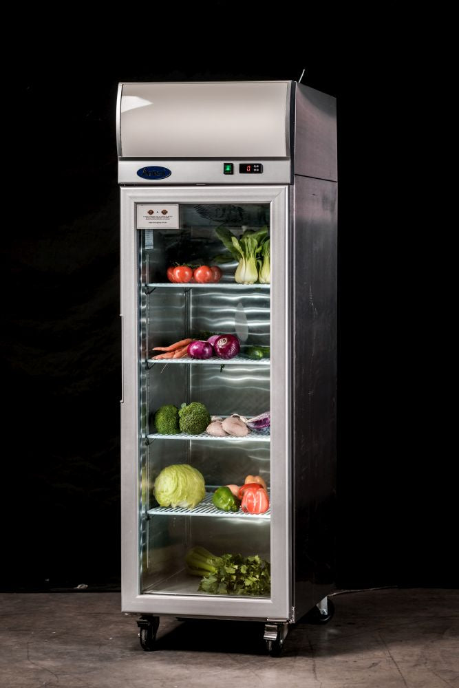 Atosa Single Glass Door Lightbox Fridge