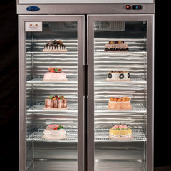 Atosa Double Glass Door Lightbox Fridge