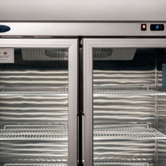 Atosa Double Glass Door Lightbox Fridge