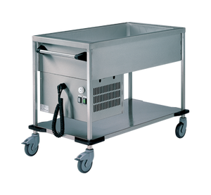 Rieber ZUB 2-K - 2 x 1/1 GN Delivery Trolley - Cooled