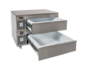 Adande Double Slimline Dual Temperature Drawers VLS