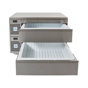Adande Double Slimline Dual Temperature Drawers VNS