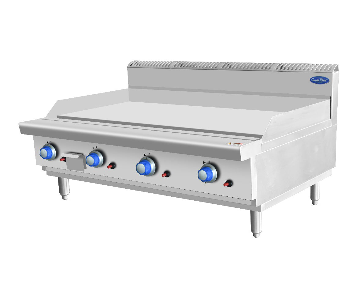 CookRite Countertop Gas Griddle 1200 mm Hotplate LPG AT80G12G-C-LPG