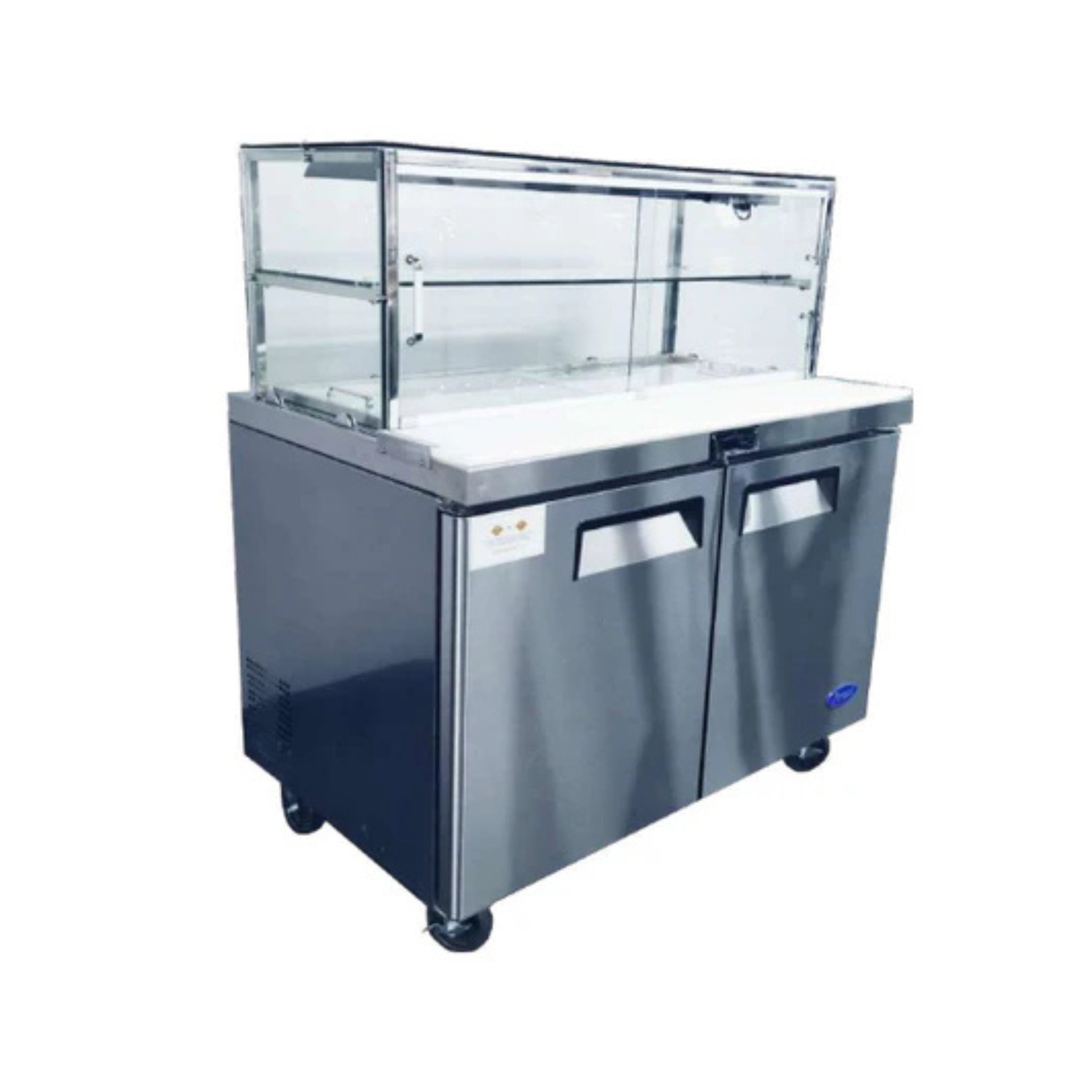 Atosa 2 Door Sandwich Bar With Glass Canopy 1846Mm MSF8304G