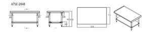 CookRite 1225mm Stainless steel Stand ATSE-2848