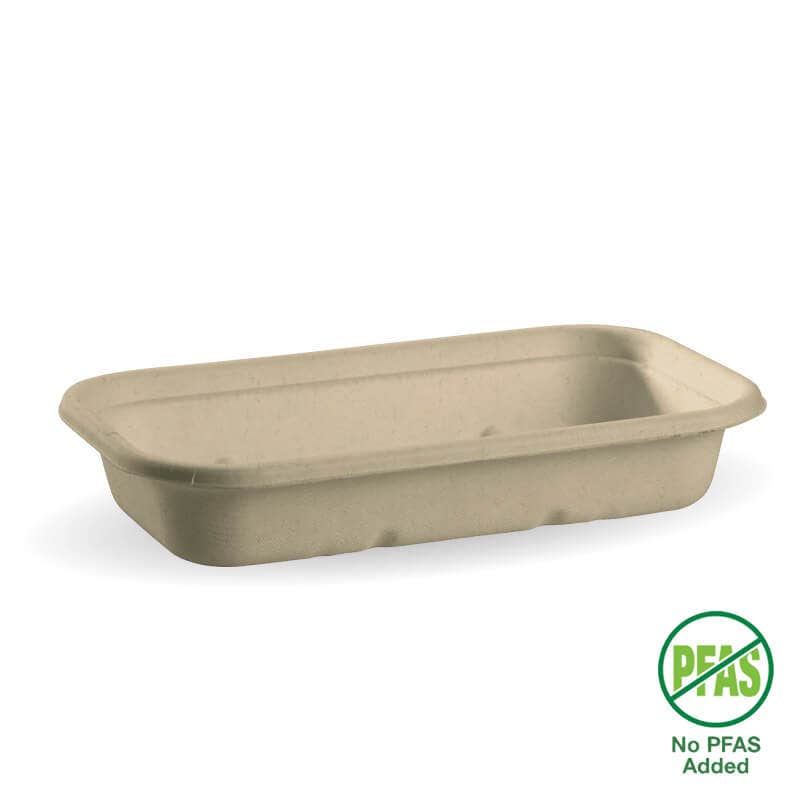 BioPak Plant Fibre Pulp Plastic-free SugarcaneTakeaway Base Container Box
