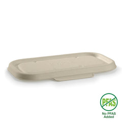 BioPak Plant Fibre Pulp Plastic-Free Sugarcane Takeaway Cover Container Box Lid