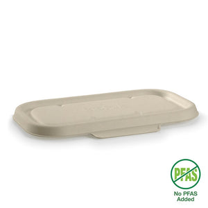 BioPak Plant Fibre Pulp Plastic-Free Sugarcane Takeaway Cover Container Box Lid