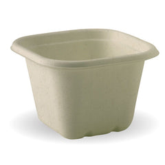 BioPak Plant Fibre Pulp Plastic-free SugarcaneTakeaway Base Container Box