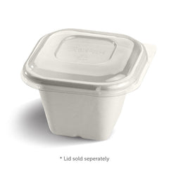 BioPak Plant Fibre Pulp Plastic-free SugarcaneTakeaway Base Container Box