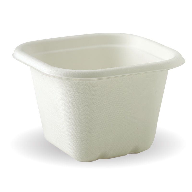 BioPak Plant Fibre Pulp Plastic-free SugarcaneTakeaway Base Container Box