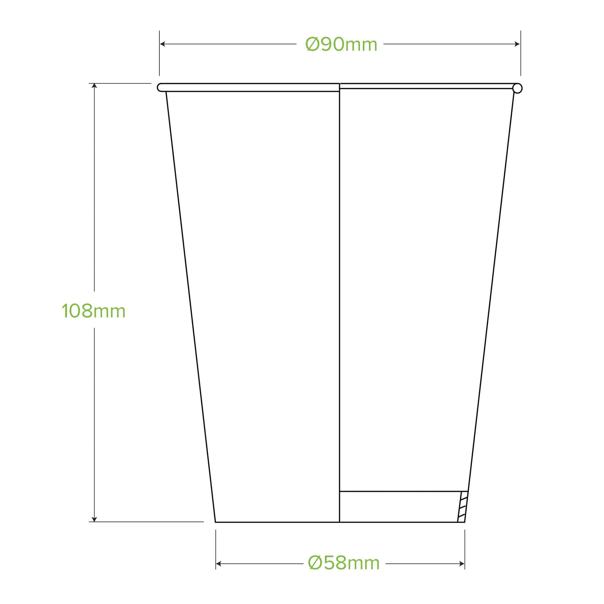 BioPak Cold Paper BioCup White