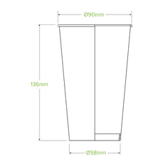 BioPak Cold Paper BioCup White