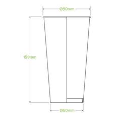 BioPak Cold Paper BioCup White