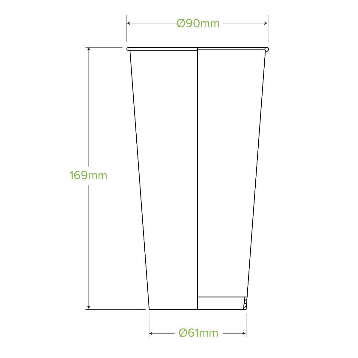 BioPak Cold Paper BioCup Green