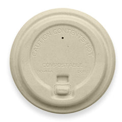 BioPak Plup Plant Fibre BioCup Lids for Hot Coffee Cups