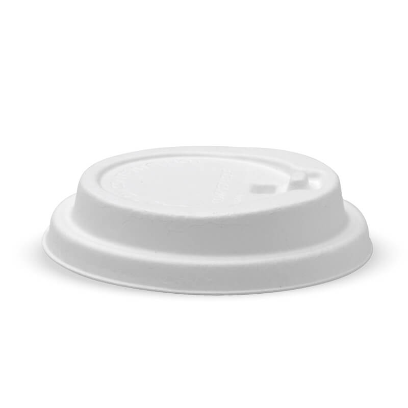 BioPak Plup Plant Fibre BioCup Lids for Hot Coffee Cups