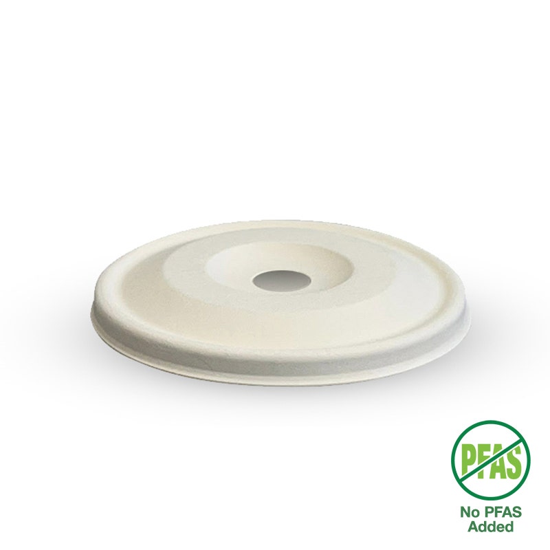 BioPak Plup Plant Fibre BioCup Lids for Cold Cups