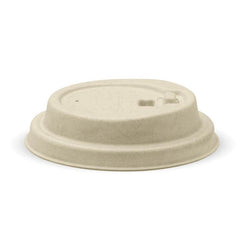 BioPak Plup Plant Fibre BioCup Lids for Hot Coffee Cups