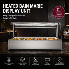 Bonvue Angled Countertop Wet and Dry Bain Marie BM14TC
