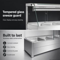 Bonvue Angled Countertop Wet and Dry Bain Marie BM14TC