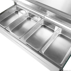 Bonvue Angled Countertop Wet and Dry Bain Marie BM14TC