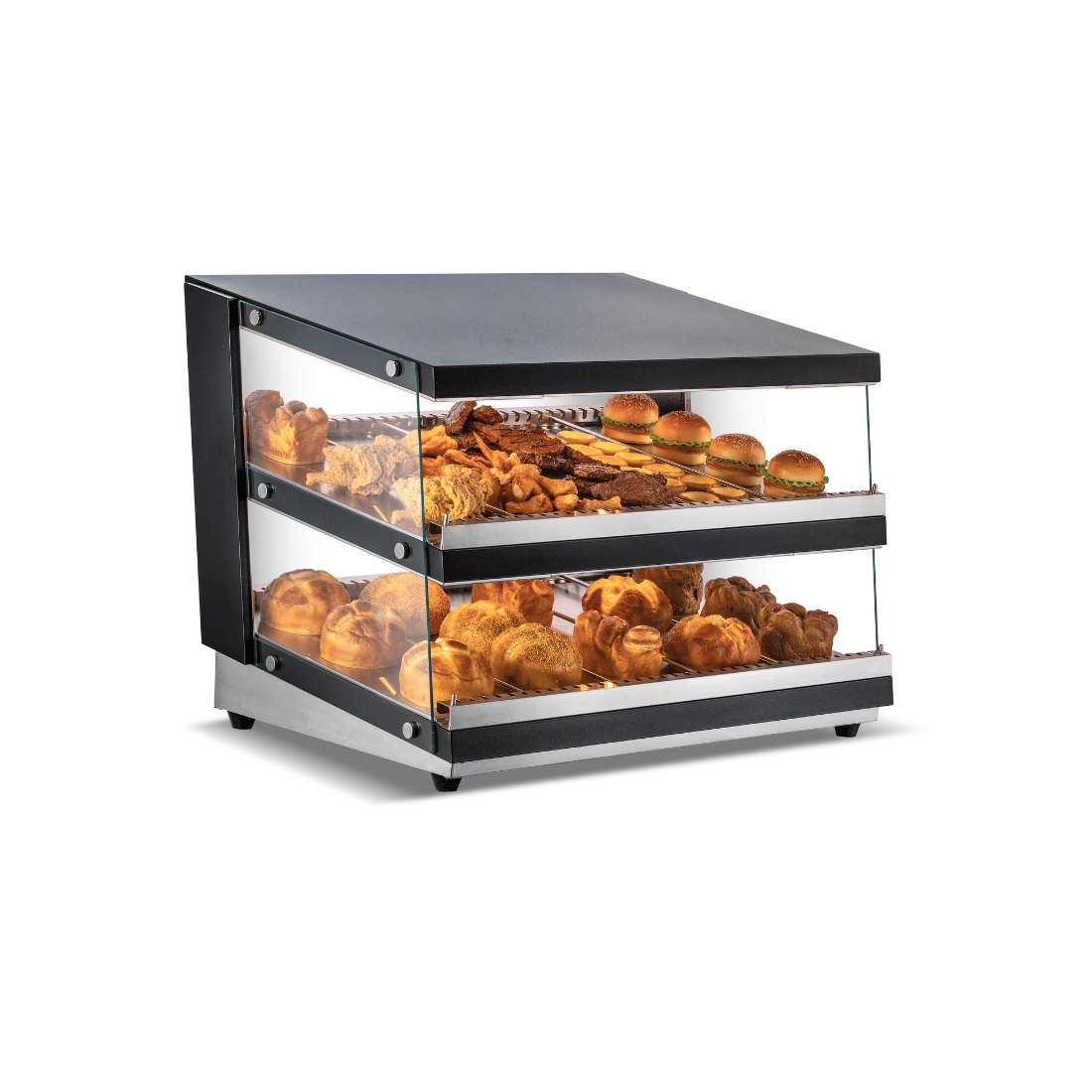 Bonvue Backfill Heated Display Cabinet HWB2-102 - commercial kitchen equipment - HWB2-102