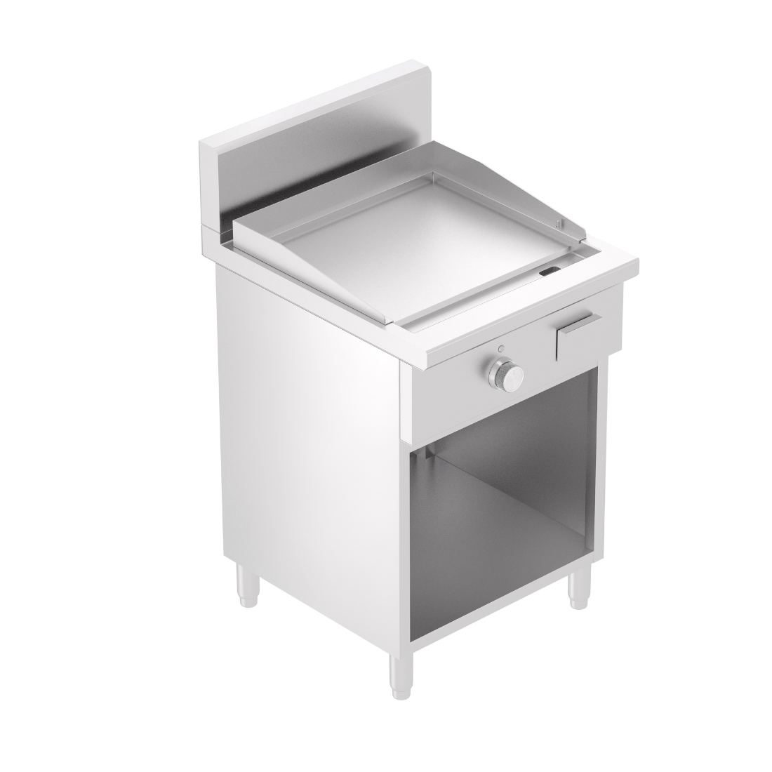 BRENNER Volt 800 Series 600mm Induction Griddle with Undershelf - BREE8-600GP — view 3