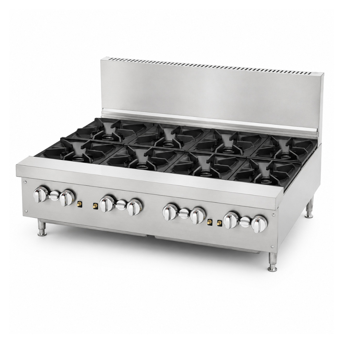 BRENNER Forge 800 Series Gas Bench Top Cooking Range LPG with 8 burners - BREG8R-1200L